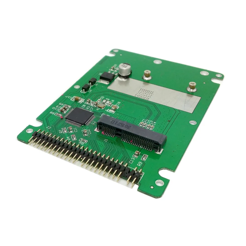 MSATA mini PCI E SATA SSD до 2 5 дюймов IDE 44pin чехол для ноутбука жесткого диска белый корпус|mini
