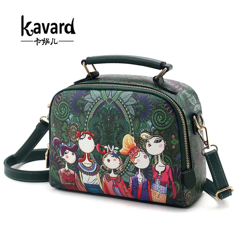 Kavard/маленькая сумка через плечо зеленая с клапаном для женщин сумки Дизайнерская