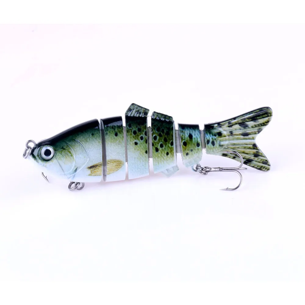 6segment Swimbait приманки Кривошипные твердые рыболовные 7 8 2019 | Спорт и развлечения