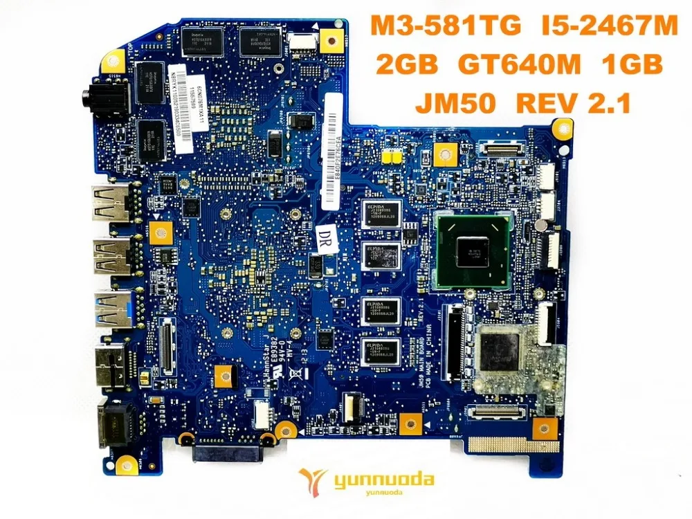 Оригинальный Для ACER M3 581TG материнская плата для ноутбука I5 2467M 2 Гб GT640M 1 ГБ JM50