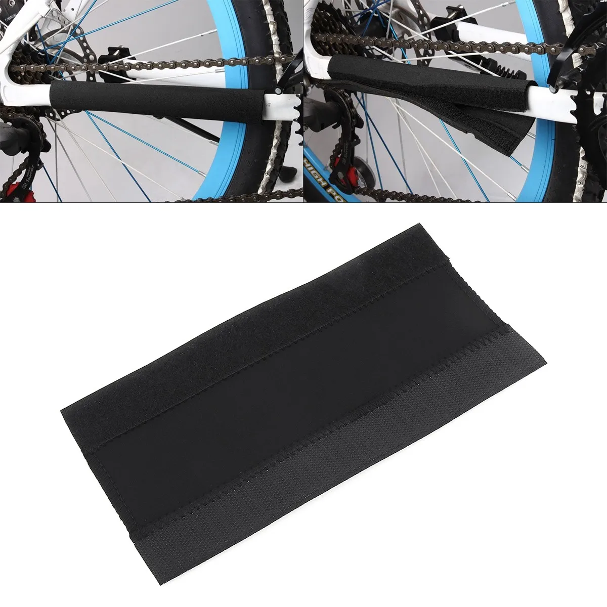 

1pcs Bicycle Chain Retainer Protection Cover Cycling Chain Protector Cloth Frame Dustproof Accessories with Waterproof
