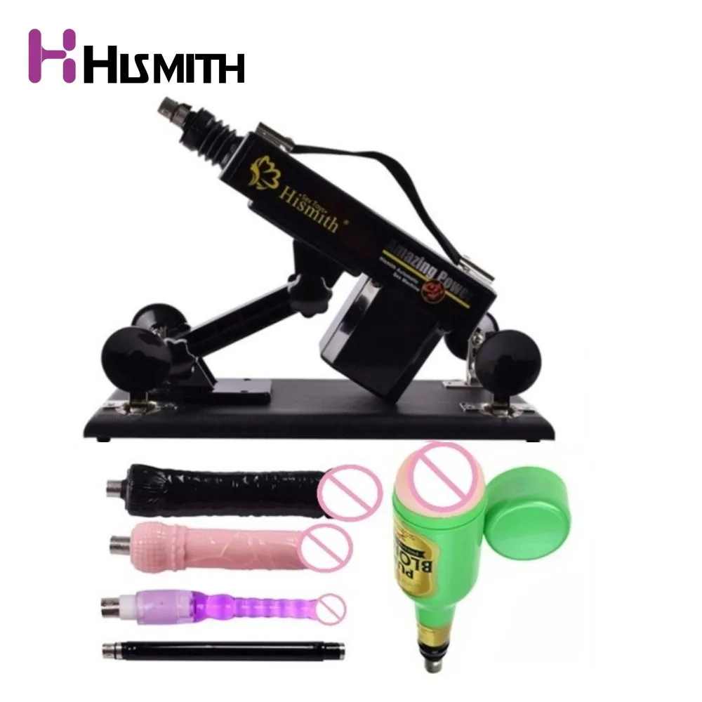 Automatic Sex Machine Dildo Vibrator Gun Retractable Women Masturbation Pumping gun sex products toys for women love machine | Красота и