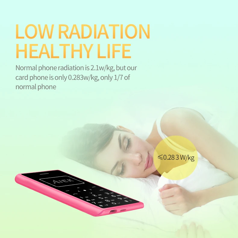 2017 Оригинал AIEK X7 телефон 4 8 мм MP3 Bluetooth светодио дный свет Low Radiation Миниатюрный