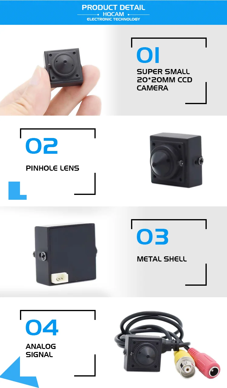 HQCAM 700TVL 1/" sony супер цветная CCD Мини квадратная 20x20 мм Видеонаблюдение промышленная аэрофотосъемка самообслуживание камера
