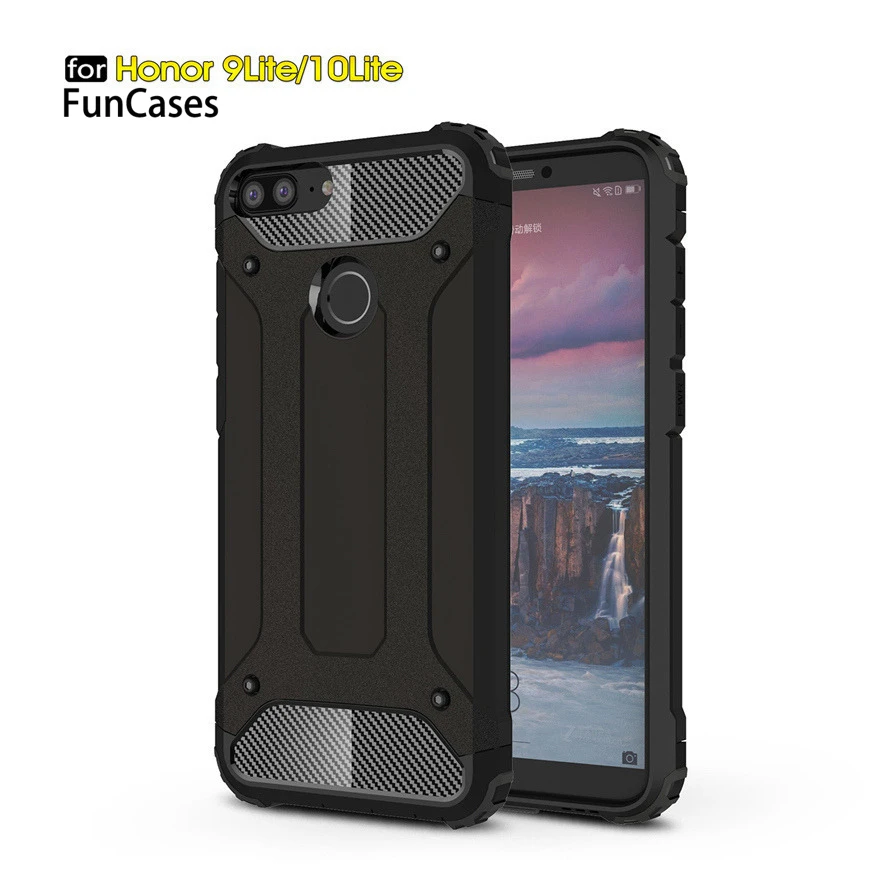 Для Coque huawei Honor 9 Lite чехол силиконовый ударопрочный тонкий жесткий из твердой