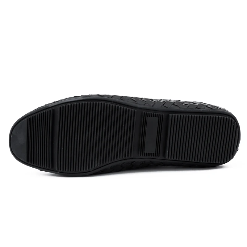 Men's Loafer Shoes Genuine Leather Casual Drive Knitted Breathable Rubber Sole 2019 New Pop Style | Обувь