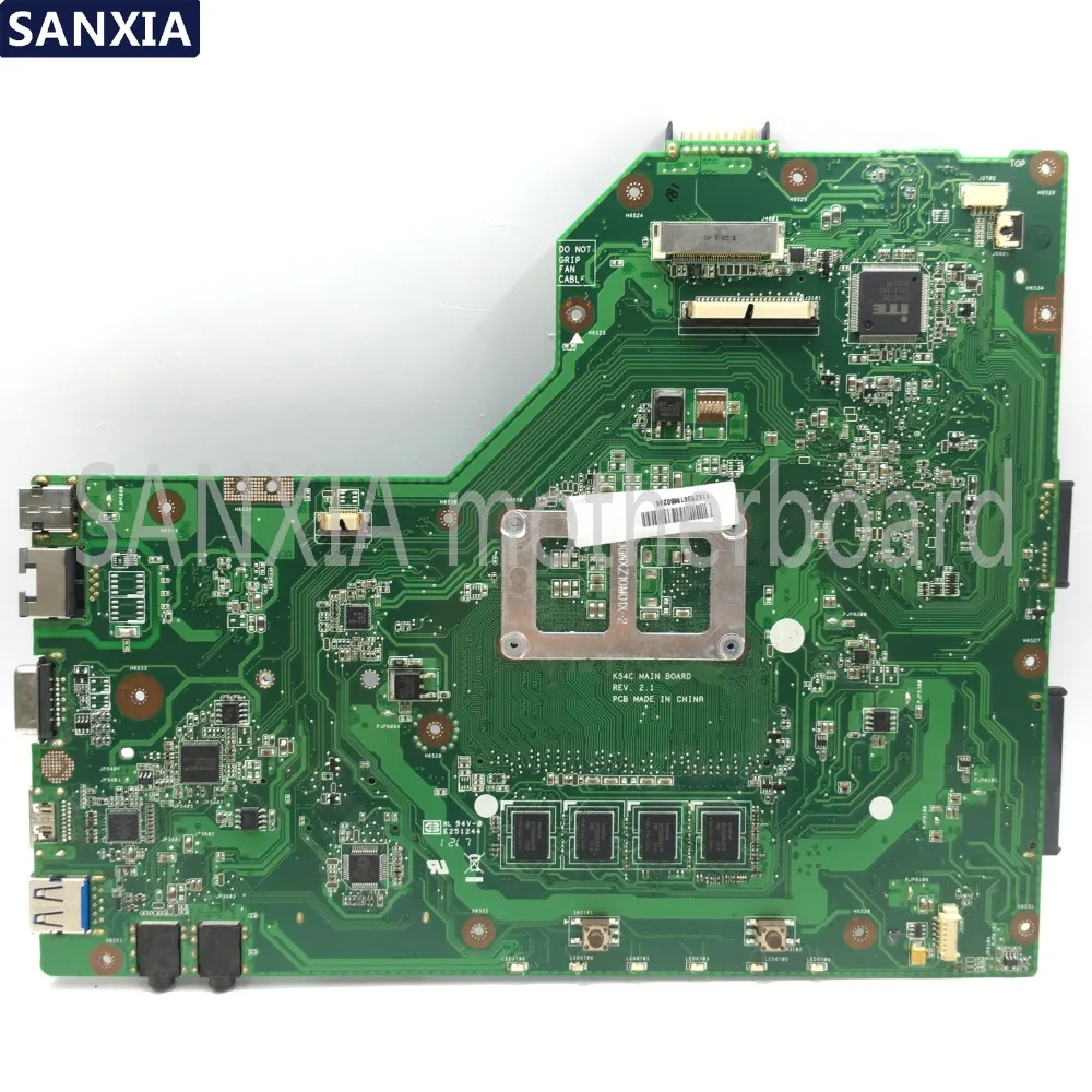 KEFU K54C материнская плата для ноутбука ASUS K54C X54C K54 тест оригинальная материнская плата 2G ram PGA989