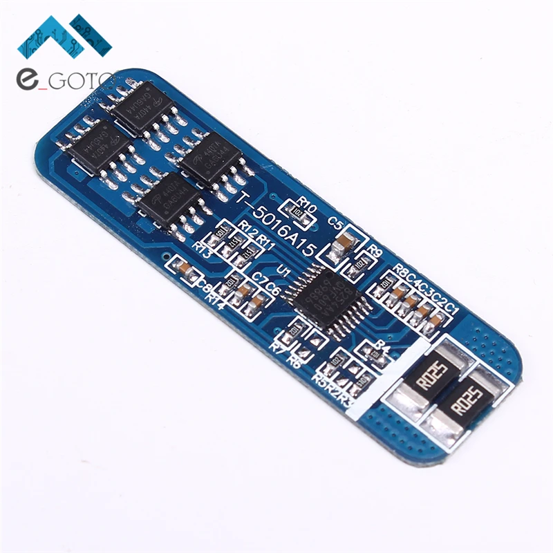 4S 8A 12.8V 18650 Lithium Iron Phosphate Battery Protection Board 50x16x2.6mm | Электронные компоненты и