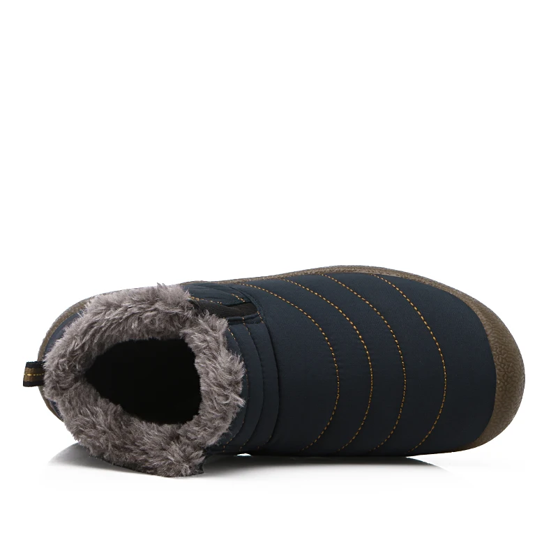 Новая мужская зимняя обувь Снегоступы плюш внутри на нескользящей подошве