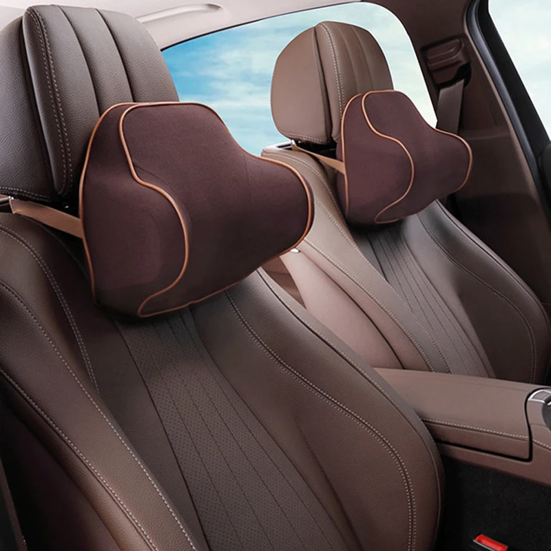 1 PCS Car Pillow Memory Foam Fabric Neck Headrest Seat Cover Comfortable Styling Auto Accessories | Автомобили и мотоциклы