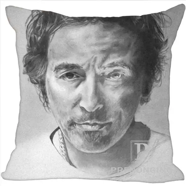 Pillowcases Заказная декоративная наволочка Брюс Спрингстин квадратная Наволочка на молнии лучший подарок 40x40 см, 45x45 см(одна сторона) 180117#117 - Цвет: Pillowcases