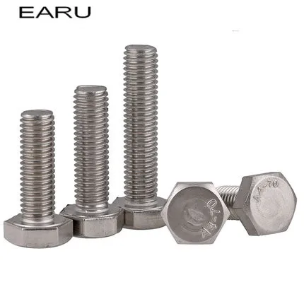 2 pcs M8*150 316 Stainless Steel External Hex Hexagon Screws Bolt DIN933 Standard Factory Directly Wholesale Good Quality | Обустройство
