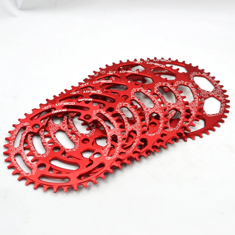 Звездочка для горного велосипеда DECKAS алюминиевая круглая пластина 104BCD