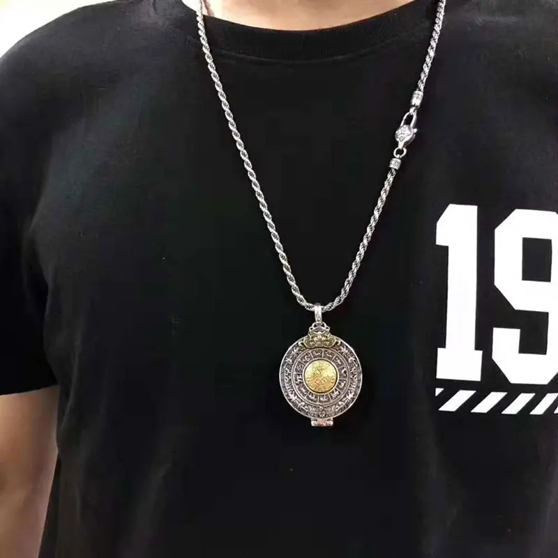 Кулон Будды SOQMO из серебра 100% пробы ювелирные изделия для мужчин и женщин мантра
