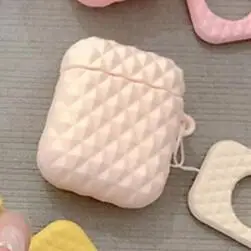 Beige Чехол для AirPods с мультяшным рисунком, чехол для наушников s для Apple Airpods 2, милые аксессуары, защитный чехол с кольцом на палец, дизайн сумки - Color: Beige