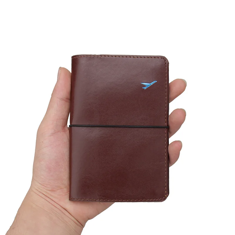 Новинка женская и мужская Тонкая Обложка для паспорта из ПУ визитница держатель