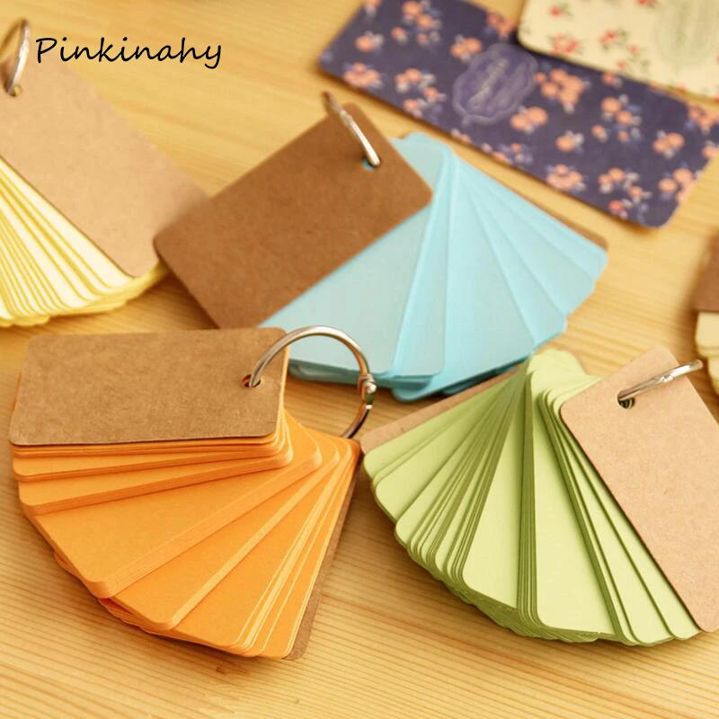 Милые кавайные конфеты красочные чистая крафт бумага блокноты портативные