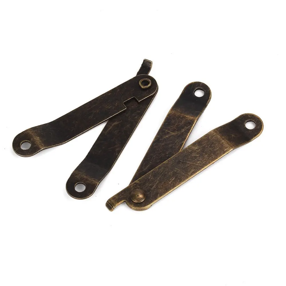 Бронзовая мебель декоративные петли для крышек размеры S набор из 8 шт.