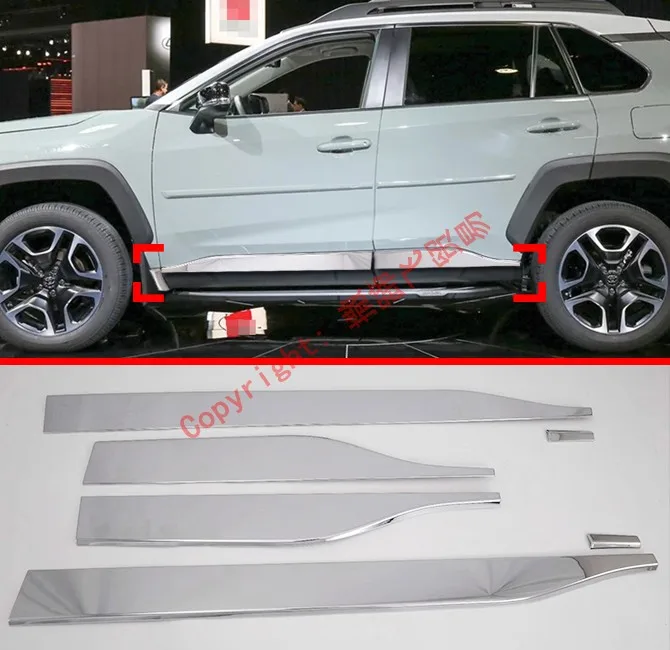 Корпус боковой двери из АБС-пластика с отделкой для Toyota Rav4 2019 2020 | Автомобили и