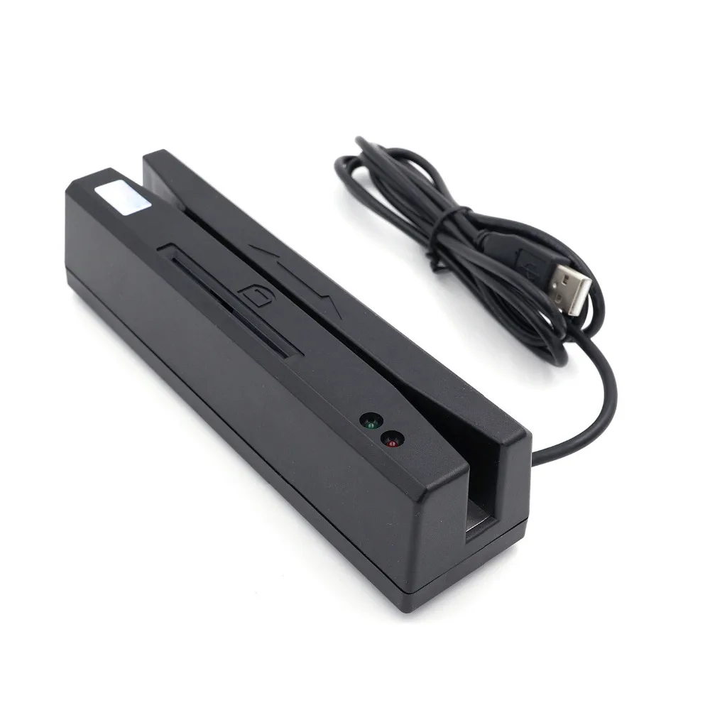 Магнитная полоса/IC & RFID MSR160 кард ридер USB полоса карты и IC Поддержка PSAM карты|card reader