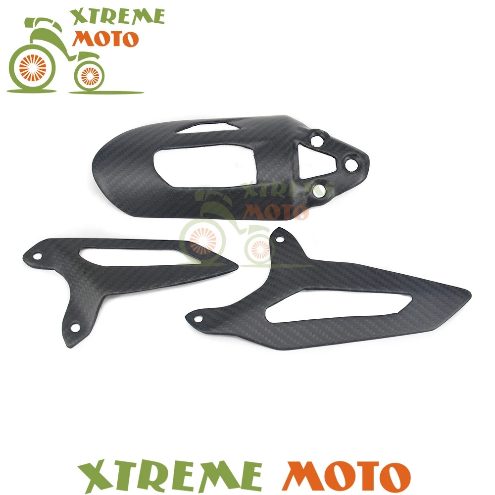 Мотоциклетные чехлы из углеродного волокна и защита на пятке для Ducati 899 959 1199 1299