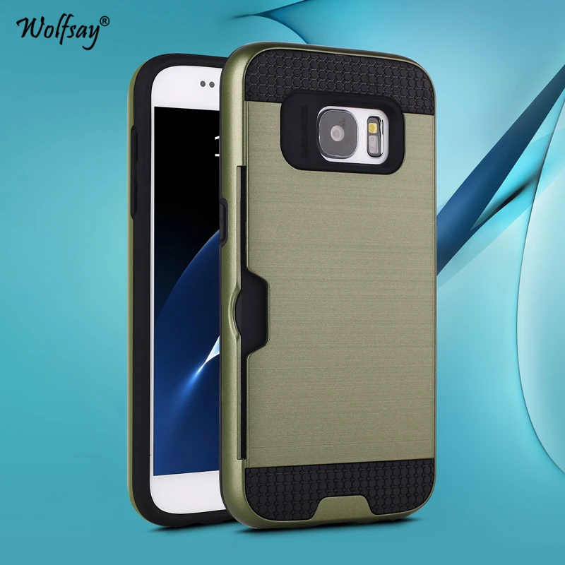 Чехол Wolfsay для Samsung Galaxy S7 1 шт. чехол карт матовый телефона | Мобильные телефоны и