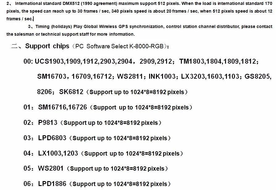 Программируемый DMX/SPI SD Карта светодиодный контроллер пикселей K-8000C; автономный; DC5-24V для RGB полноцветный светодиодный светильник