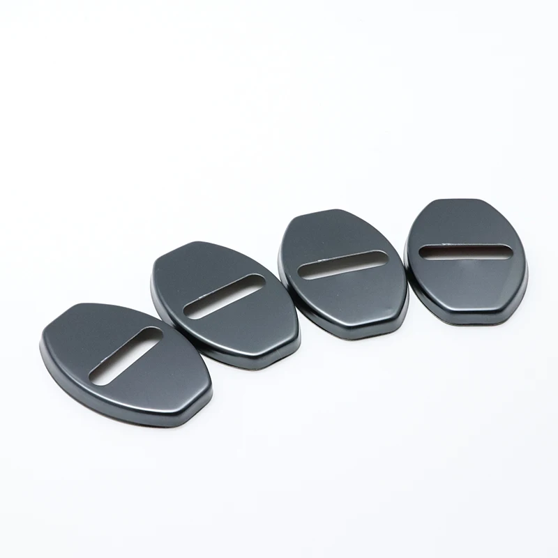 4 шт. чехол для автомобиля Пряжка из нержавеющей стали дверного замка защитный