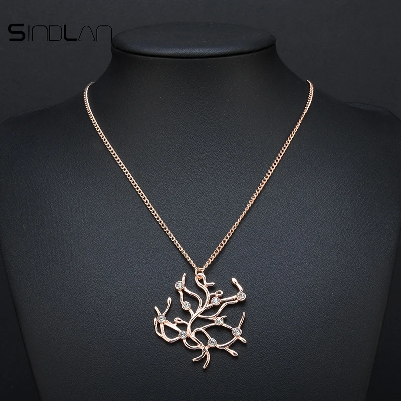 Модные свадебные украшения Очаровательная подвеска с кристаллами в виде Розы и