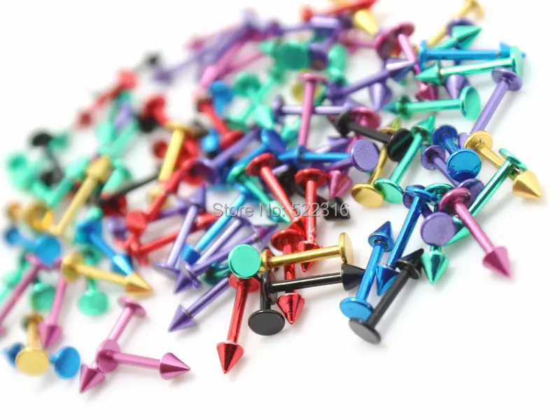 Кольцо для губ из нержавеющей стали 10 шт.|body jewelry|lip rings jewelrylip |