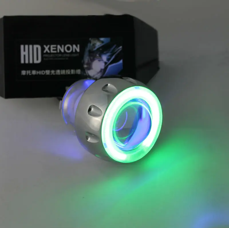 Мотоцикл объектив проектора света 2.0 "дюйма 35 Вт HID мотоцикл лампы Высокое