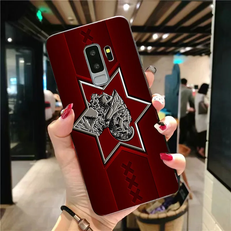 Yinuoda чехол для телефона Ajax команды samsung Galaxy Note4 5 9 A7 A8 A9 2018 черный мягкий из ТПУ J2Pro J4