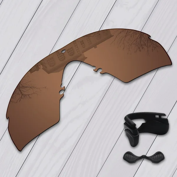 Brown-Nose Pads E.O.S поляризованные улучшенные Сменные линзы для Оукли M Frame 2,0 Strike солнцезащитные очки-несколько вариантов - Цвет линз: Brown-Nose Pads
