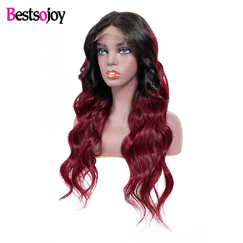 [Bestsojoy] объемная волна 13*4 кружевные передние 8 ''-24&quot M Remy человеческие волосы