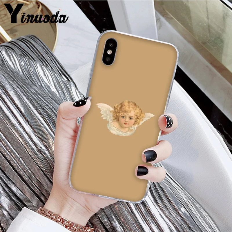 A4 Yinuoda Ренессанс ангелы DIY печать рисунок чехол для телефона чехол для Apple iPhone 8 7 6 6S Plus X XS MAX 5 5S SE XR чехол - Цвет: A4