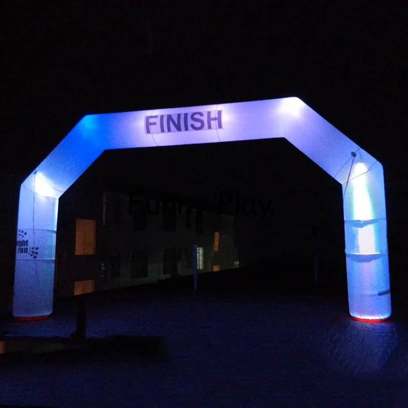 8 м надувная АРКА для мероприятий рекламы со светодиодной подсветкой и