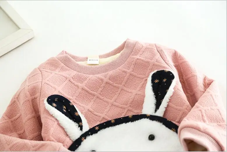 2018 autumn and winter new wave of lovely cute princess dress rabbit girl super soft child children's clothing | Детская одежда и