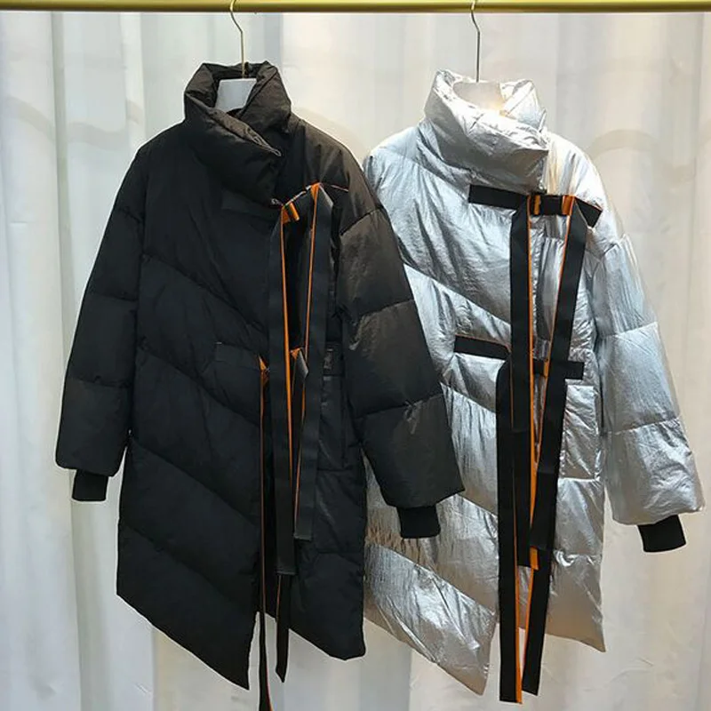 Зимняя женская куртка большого размера пальто 2018 Женское с капюшоном утолщенная