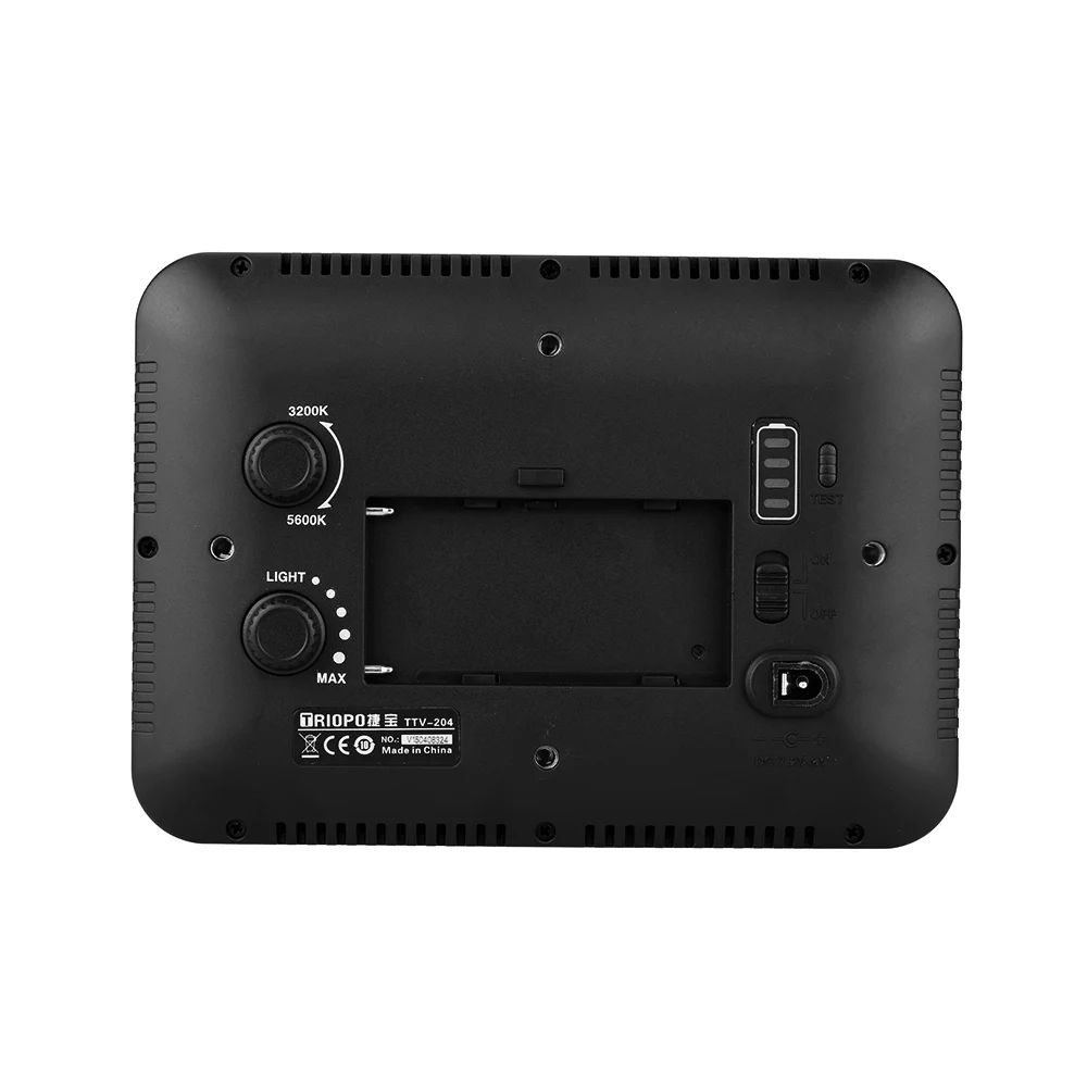 Triopo TTV-204 ультра фотографическое оборудование светодиодный светильник для видеокамеры Canon Nikon Pentax подходит для sony батарея