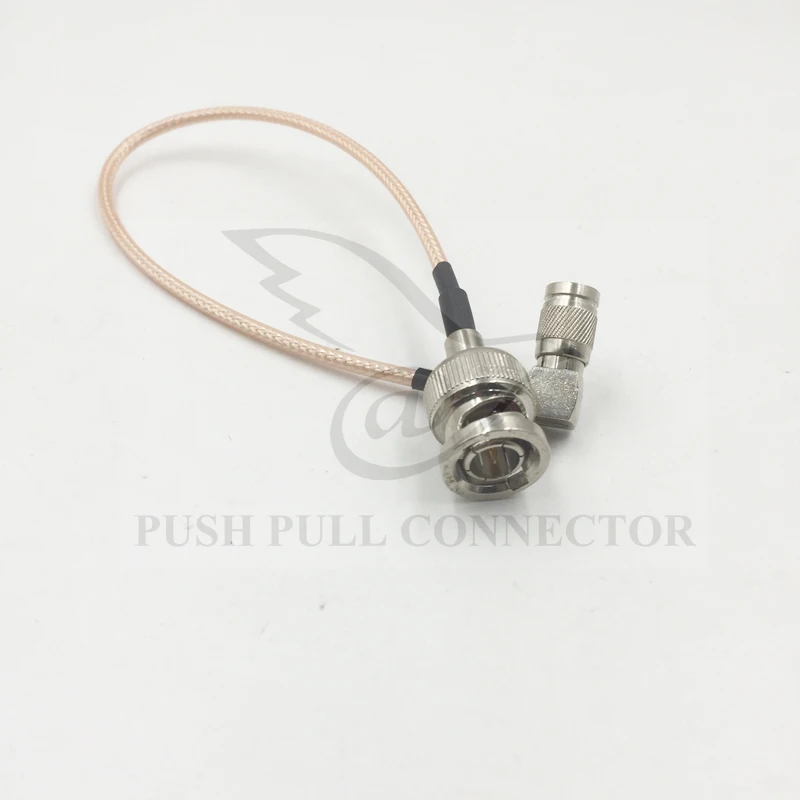 BNC папа перегородка 75Ohm прямой под прямым углом 1 0/2 3 DIN RF коаксиальный RG179 SDI кабель