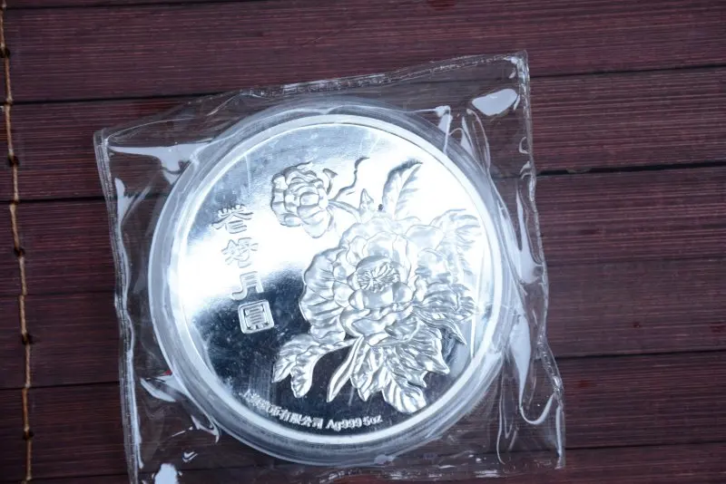 

Rare 999 Shanghai Mint 5oz Silver Coin,Tiger,free shipping