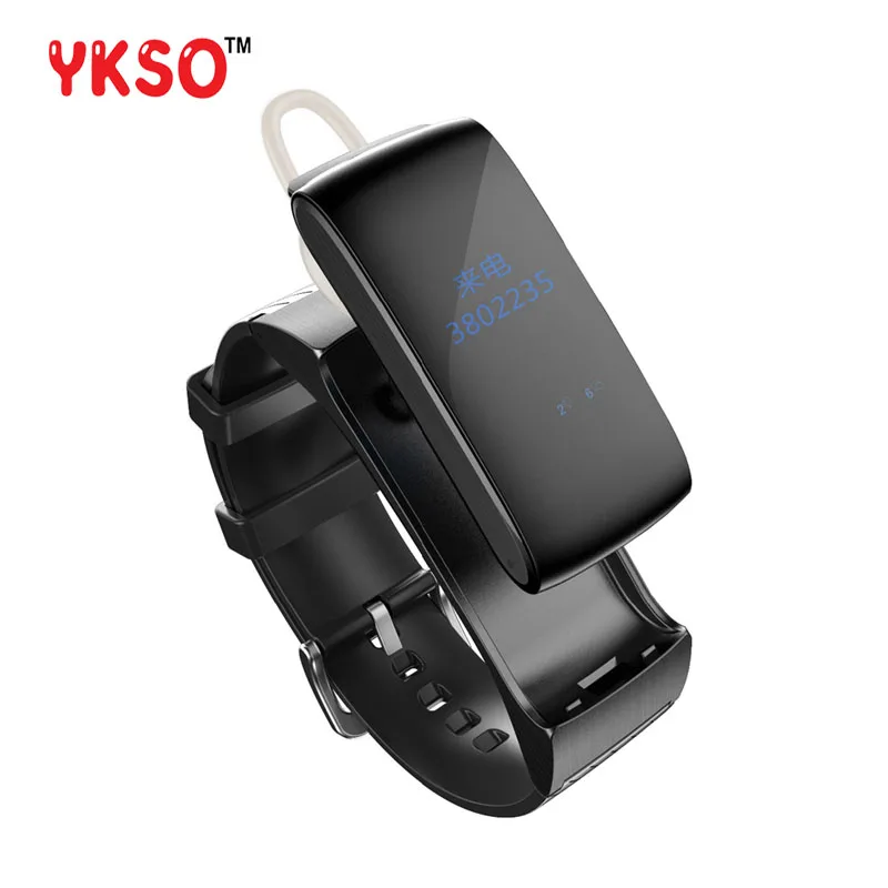 YKSO Bluetooth Talk band Шагомер трекер DF22 смарт браслет ответ на вызов для IOS телефона