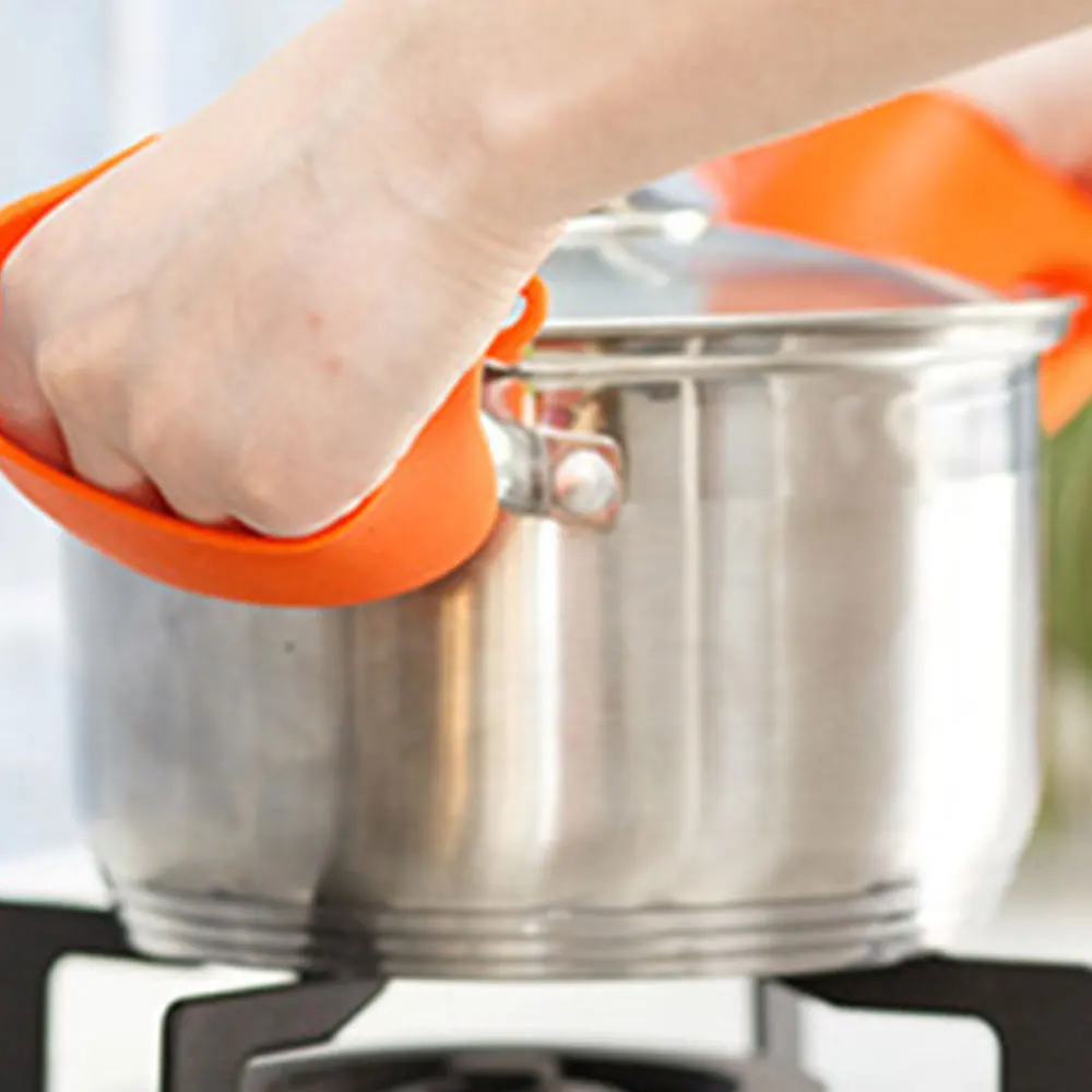 1 шт. силиконовый термостойкий держатель для кастрюль|Наборы кухонных