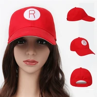 a league of their own rockford peaches aagpbl baseball hat cap red color womens costume props