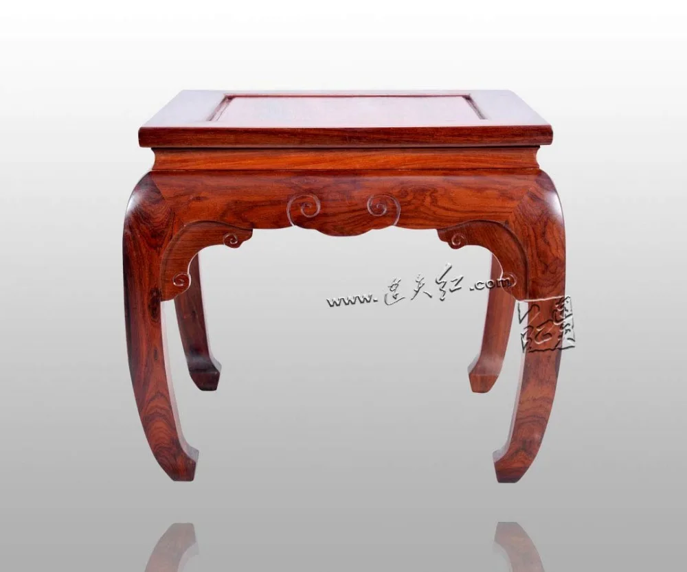 Китайская антикварная мебель Из бирманского розового дерева квадратная
