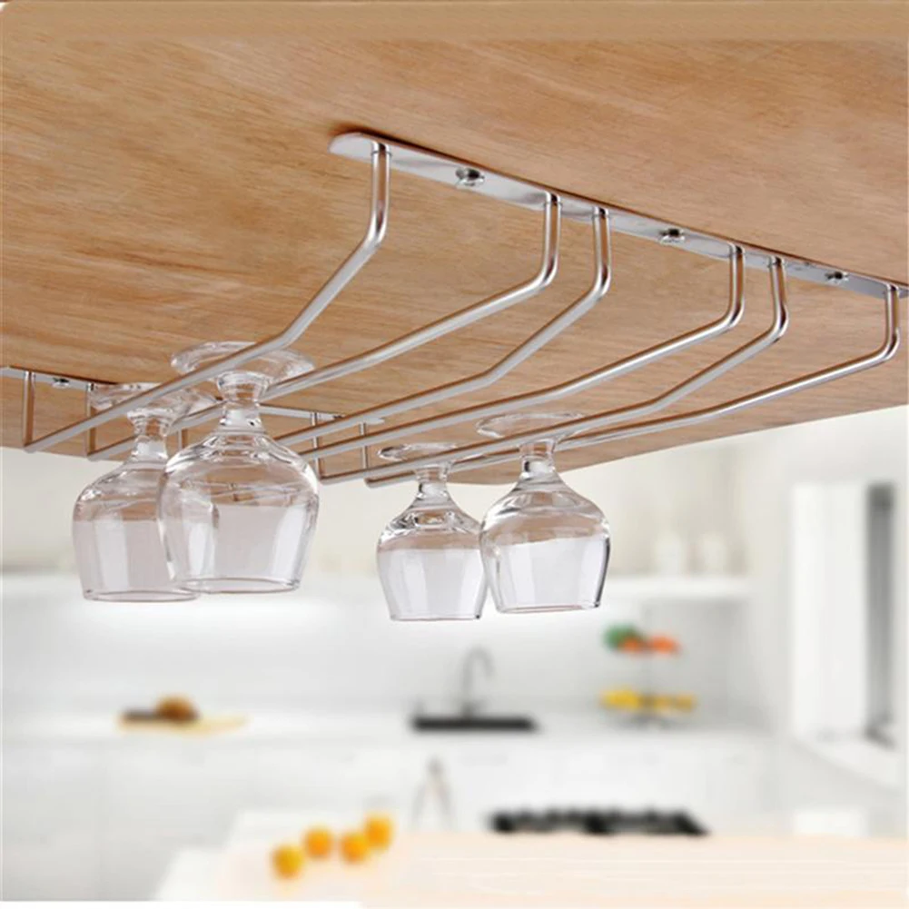 Высокое качество нержавеющая сталь держатель для вина шкаф настенный органайзер