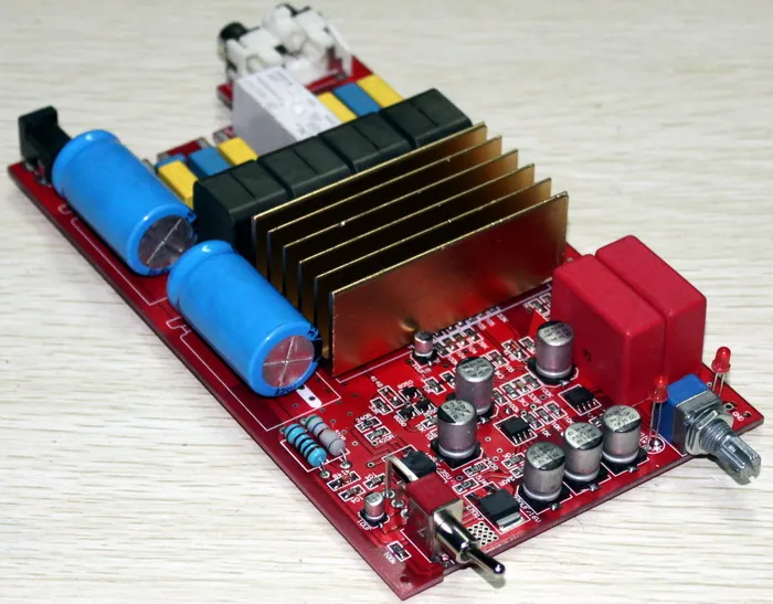 

TDA7498 + TL082 YJ00254 - DC32V 100W + 100W A1 amp Class D Audio Amplifier Board 160 * 90 mm