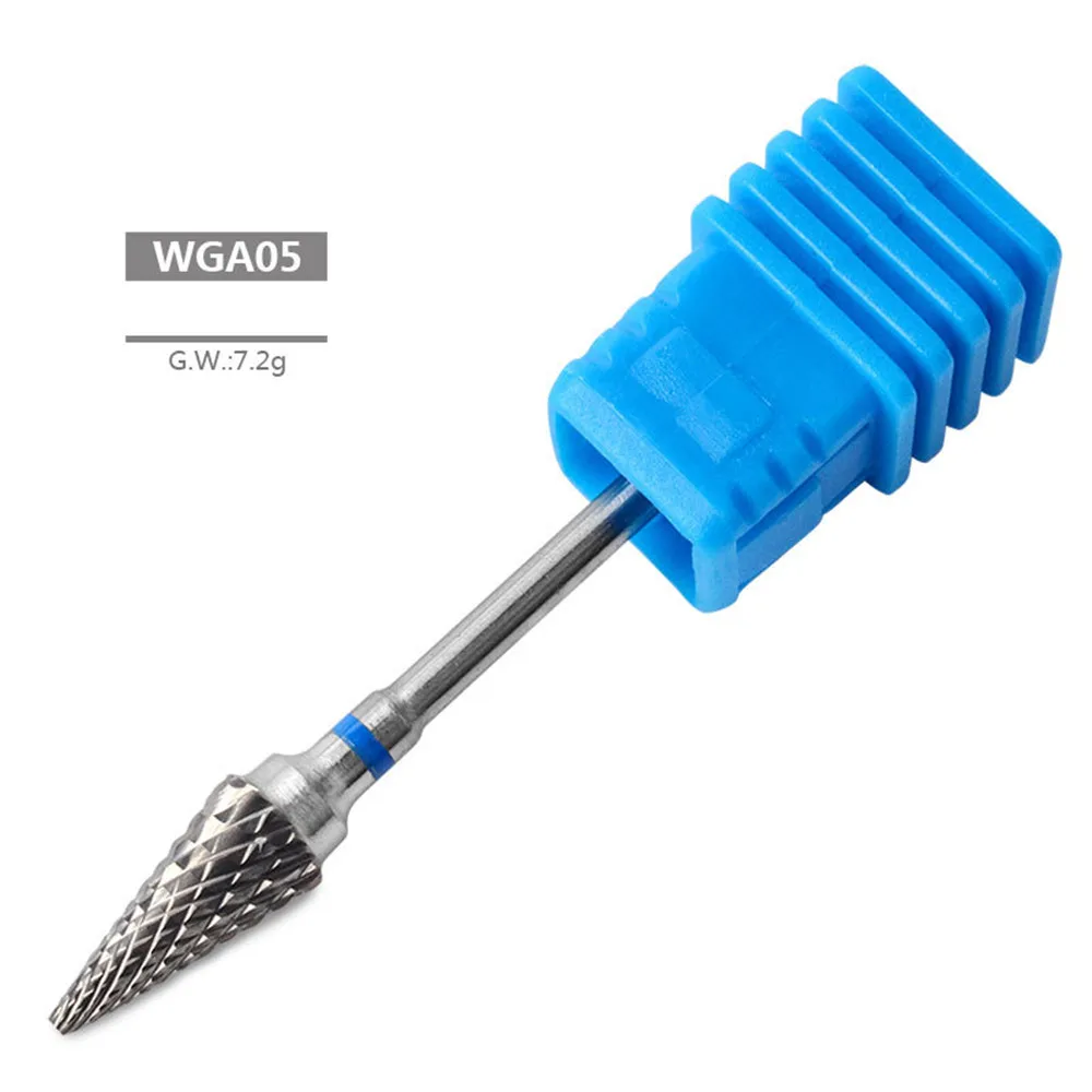 Blue Label Tungsten Carbide Nail Drill Bits Electric Polishing Machine Accessories Dead Skin Cutter File Unloading Tool | Красота и