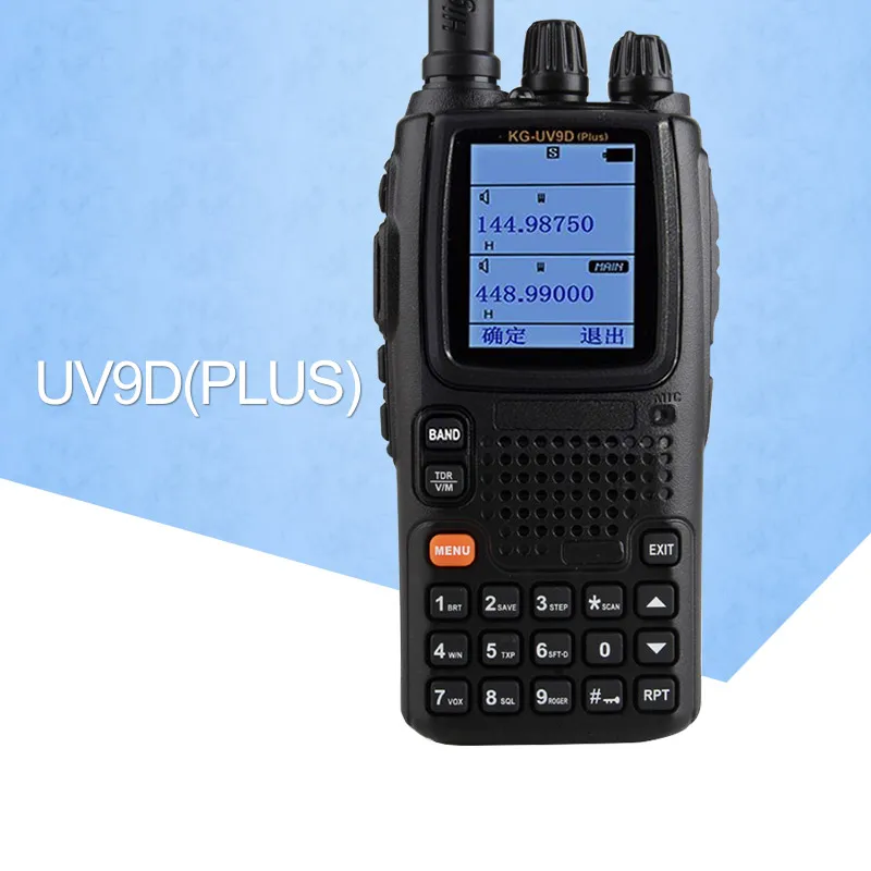 Иди и болтай Walkie Talkie “иди KG UV9D VHF136 174MHz & UHF400 512MHz Двухдиапазонная радио (дуплексный