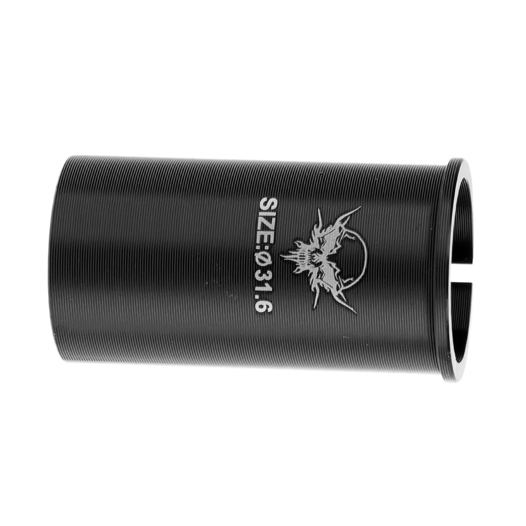 Aluminium Alloy 31.6mm Seatpost to 27.2mm Bicycle MTB Bike Seat Tube Sleeve Shim Adapter-60mm Parts Post Adapter | Спорт и